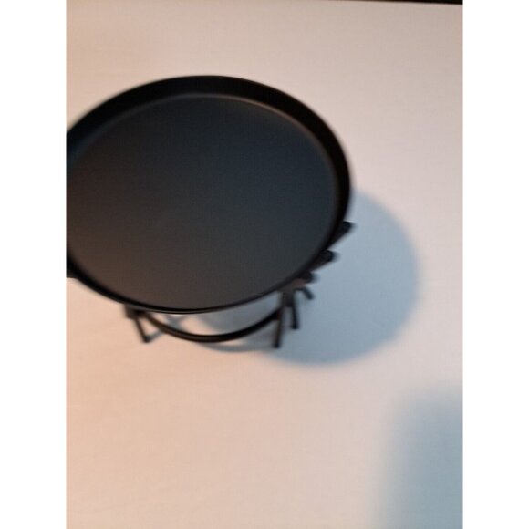 NIB Fondue Set Swissmar Kindle 6 Pc Forks White Ceramic Bowl Black Metal Stand - Picture 8 of 8